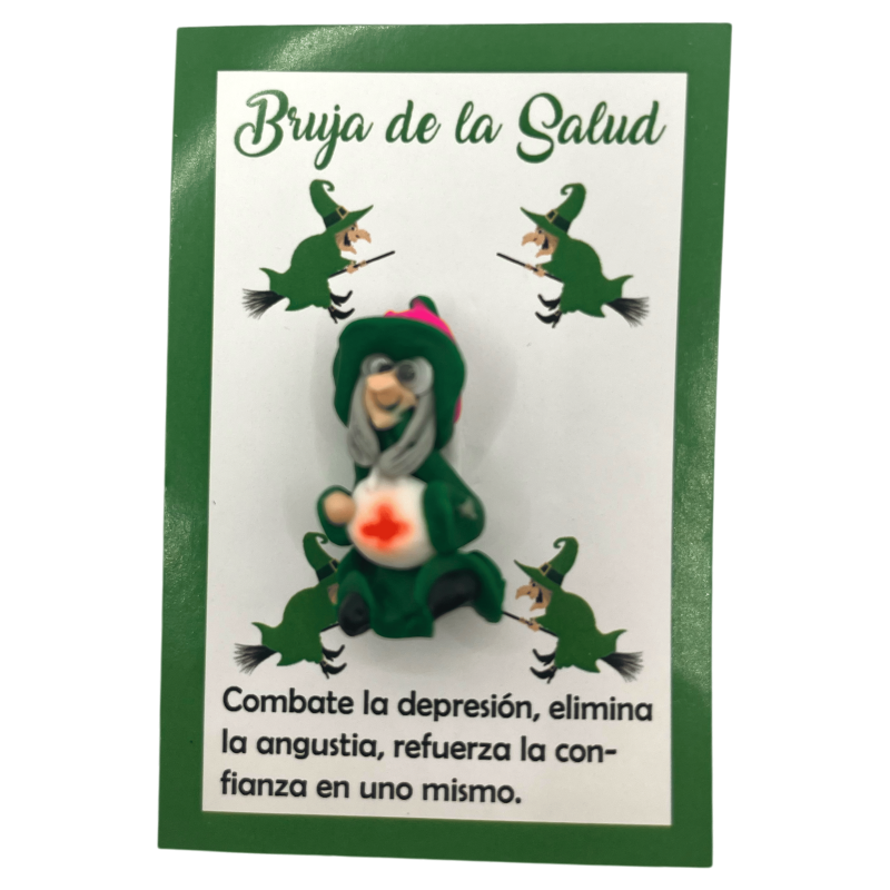 Bruja de la Salud - Amuleto Esotérico HOSTENATURA - Combate la depresión, elimina angustia y refuerza la confianza en ti mismo-AMULETS-HOSTENATURA