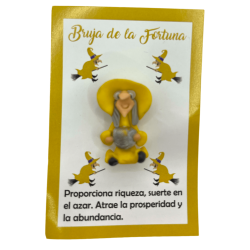 Bruixa de la Fortuna - Amulet Esotèric HOSTENATURA - Proporciona riquesa, sort a l'atzar, atrau la prosperitat i abundància