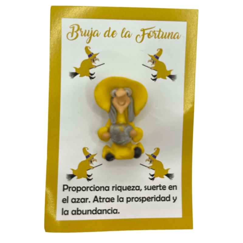 Bruixa de la Fortuna - Amulet Esotèric HOSTENATURA - Proporciona riquesa, sort a l'atzar, atrau la prosperitat i abundància-AMULETS-HOSTENATURA