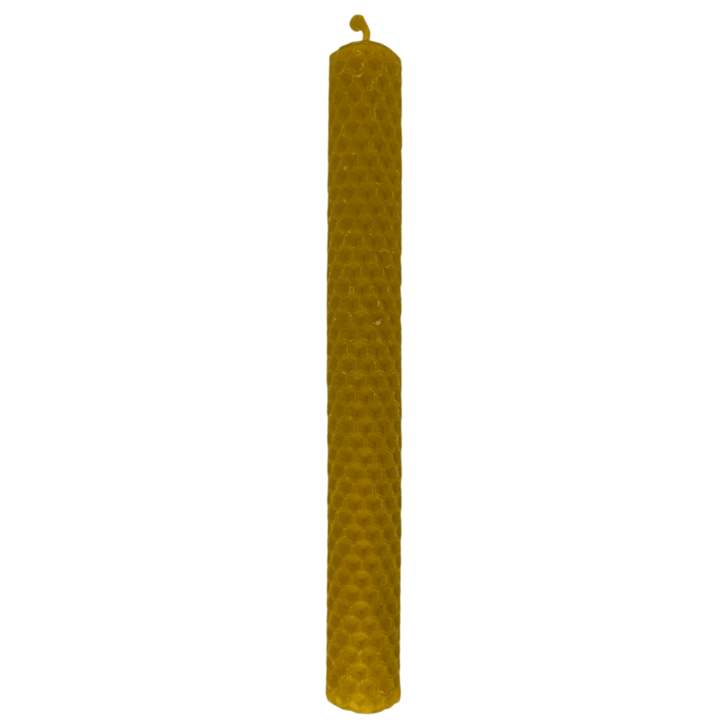 Natürliche Bienenwachs-Honigkerze - 20x2cm-Natürliche Honigkerzen - Bienenwachs-HOSTENATURA