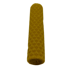 Naturalna świeca z wosku pszczelego i miodu - 10x2cm - 25gr.