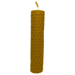 Naturalna świeca woskowa z miodem - 10x2cm - 25gr.