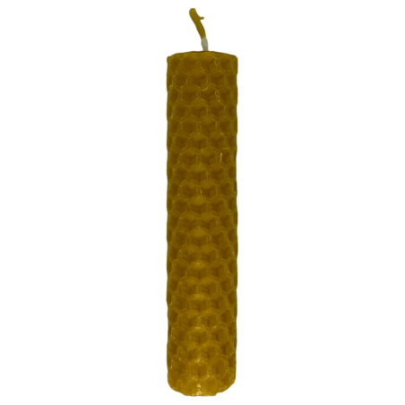 Natürliche Bienenwachs-Honigkerze – 10 x 2 cm – 25 g.