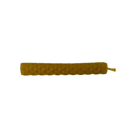Bougie Miel en Cire d'Abeille Naturelle - 10x1cm - 15gr.