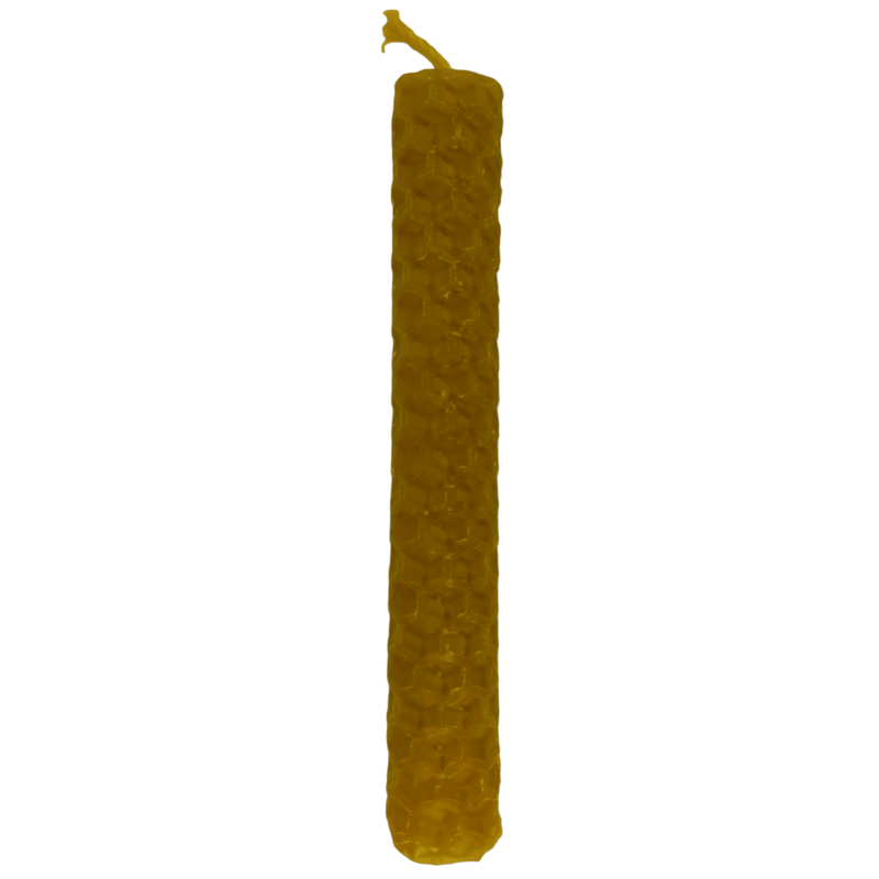 Natürliche Bienenwachs-Honigkerze – 10 x 1 cm – 15 g.-Natürliche Honigkerzen - Bienenwachs-HOSTENATURA