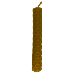 Natürliche Bienenwachs-Honigkerze – 10 x 1 cm – 15 g.