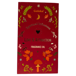 Aceite Fragancia Amor y Atracción GOLOKA Spiritual Infusions Love & Attraction 10ml.