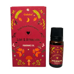 Huile parfumée Amour et Attraction GOLOKA Infusions spirituelles Amour et Attraction 10 ml.