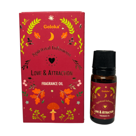 Liebe und Anziehung Duftöl GOLOKA spirituelle Aufgüsse Liebe & Anziehung 10ml.