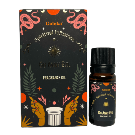 Aceite Fragancia Espanta Diablo GOLOKA Aleja el Mal Spiritual Infusions Go Away Evil 10ml.