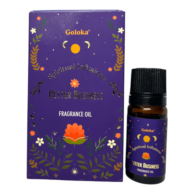 Aceite Fragancia Mejor Negocio GOLOKA Spiritual Infusions Better Business 10ml.-GOLOKA GEUROLIËN-HOSTENATURA