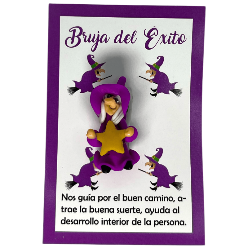 Bruja del Éxito - Amuleto Esotérico HOSTENATURA - Guía por el buen camino, atrae buena suerte y ayuda al desarrollo personal-AMULETTER-HOSTENATURA