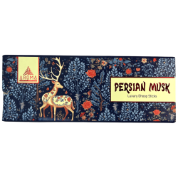 Persan Musk Dhoop Encens AROMA Fragrances Persan Musk Luxury Dhoop Sticks - Encens tibétain 15 bâtons dans une boîte cadeau