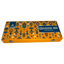 Dhoop Encens OUD AROMA Fragrances Cambodge Oud Luxury Dhoop Sticks - Encens tibétain 15 bâtons dans une boîte cadeau