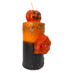 Special Halloween Candle to Scare Away Ghosts HOSTENATURA - Includes Prayer