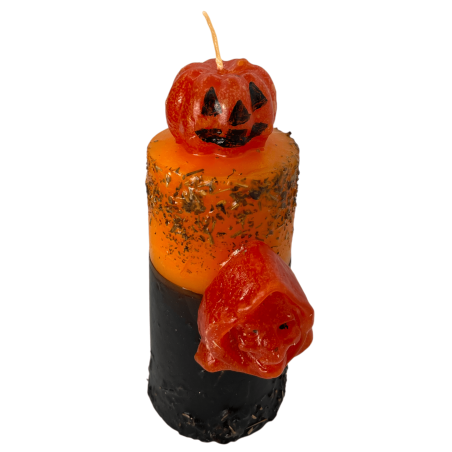 Special Halloween Candle to Scare Away Ghosts HOSTENATURA - Includes Prayer