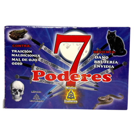 Jabón Esotérico 7 Poderes Místico Esotérico 100gr. - Contra traición, maldiciones, mal de ojo, odio, daño, brujería y envidia