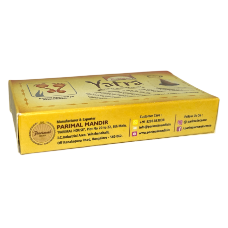 Parimal Yatra Natuurlijke wierookkegels - Natuurlijke wierookkegels - Doos met 10 kegels