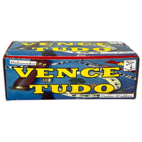 Spiritueller Defumator Vence Tudo Spiritual Nature – Hergestellt in Brasilien – 20 Tabletten – Um alle Hindernisse zu überwinden