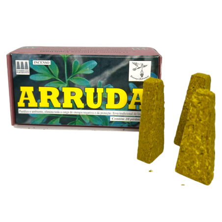 Ruda Spiritual Nature Defumator - Gemaakt in Brazilië - 20 tabletten - Zuivert het milieu en elimineert negatieve energieën