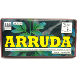 Defumador Espiritual Ruda Naturaleza Espiritual - Hecho en Brasil - 20 tabletas - Purifica Ambiente y Elimina energías negativas