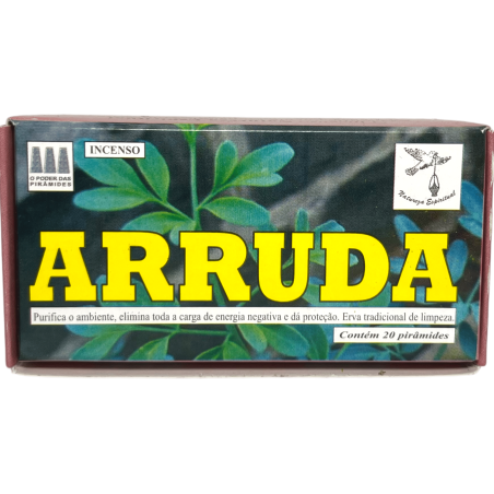 Ruda Spiritual Nature Defumator - Fabricat în Brazilia - 20 tablete - Purifică mediul înconjurător și elimină energiile negative