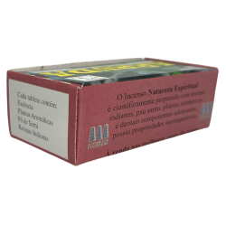 Spiritual Defumador Ruda Naturaleza Espiritual - Made in Brazil - 20 tablets - Purifies Environment and Eliminates Negative Ener