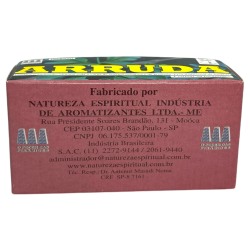 Spiritual Defumador Ruda Naturaleza Espiritual - Made in Brazil - 20 tablets - Purifies Environment and Eliminates Negative Ener