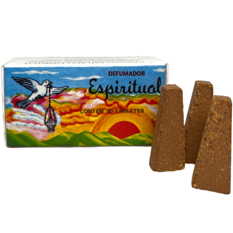 Spiritual Nature Defumador - Made in Brazil - 20 comprimidos - Benestar, Paz e Felicidade-Spiritual Defumers Brazil Spiritual Nature-HOSTENATURA