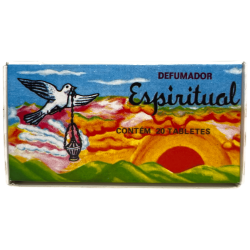 Defumador Espiritual Spiritual Nature - Fabricado no Brasil - 20 comprimidos - Bem-estar, Paz e Felicidade