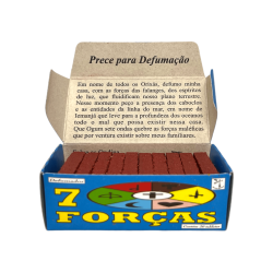 Spiritual Defumador 7 Forces Spiritual Nature - Made in Brazil - 20 tablets - Cleansing, Purification, Unloads Spaces