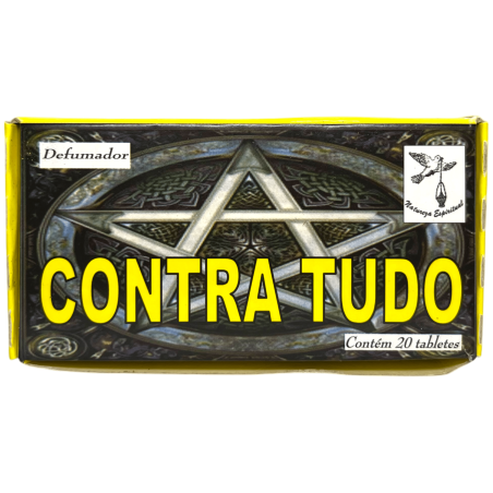 Defumador Espiritual Contra Toda Natureza Espiritual - Fabricado no Brasil - 20 comprimidos - Contra todas as energias negativas