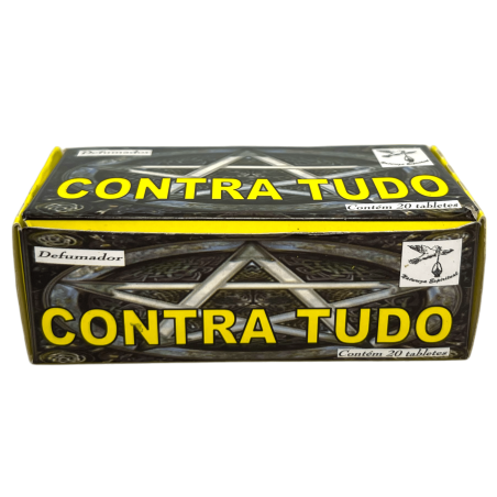Defumador Espiritual Contra Tudo Naturaleza Espiritual - Hecho en Brasil - 20 tabletas - Contra todas las energías negativas