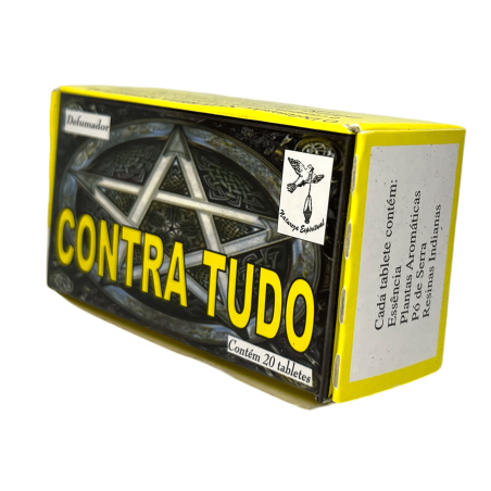 Defumador Espiritual Contra Toda Natureza Espiritual - Fabricado no Brasil - 20 comprimidos - Contra todas as energias negativas
