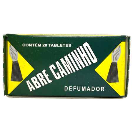 Defumador Espiritual Abre Caminhos Natureza Espiritual - Fabricado no Brasil - 20 comprimidos - Abre Caminhos, Elimina Obstáculo