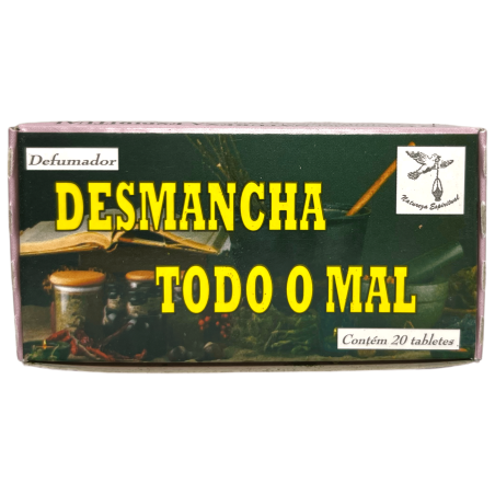 Spiritual Defumador Removes All Evil Spiritual Nature - Made in Brazil - 20 tablets - Against all types of evils