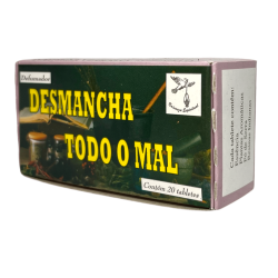 Defumador Espiritual Desmancha Todo o Mal Naturaleza Espiritual - Hecho en Brasil - 20 tabletas - Contra todo tipo de males