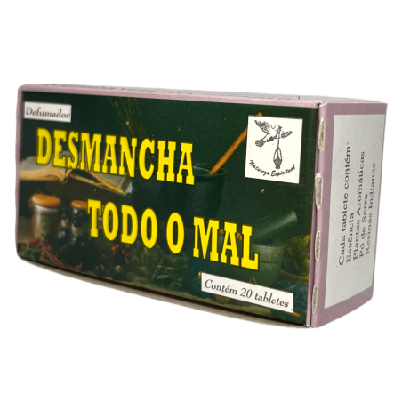 Spiritual Defumador Removes All Evil Spiritual Nature - Made in Brazil - 20 tablets - Against all types of evils