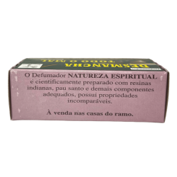 Defumador Espiritual Desmancha Todo o Mal Naturaleza Espiritual - Hecho en Brasil - 20 tabletas - Contra todo tipo de males