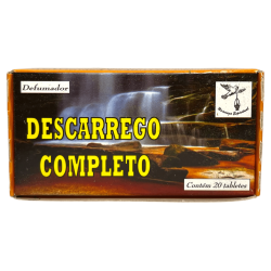 Defumador Espiritual Descarrego Completo Naturaleza Espiritual - Hecho en Brasil - 20 tabletas - Descarga Total