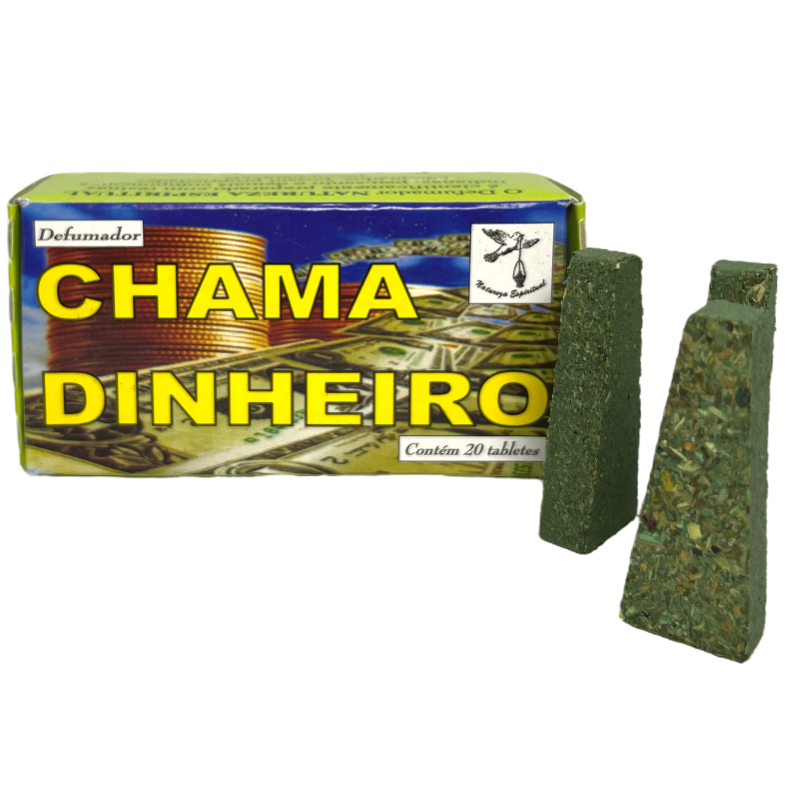 Defumador Espiritual Atrae Dinero Naturaleza Espiritual - Hecho en Brasil - 20 tabletas - Atrae Riqueza, Fortuna y Abundancia-Defumadores Espirituales Brasil Naturaleza Espiritual-HOSTENATURA