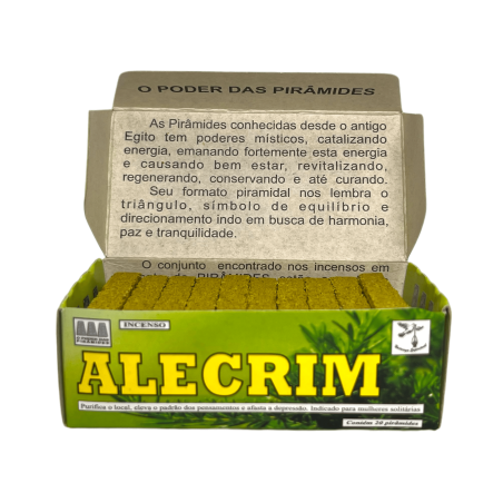 Spiritual Defumator Rosemary Spiritual Nature - Fabricat în Brazilia - 20 tablete - Purificare și Vindecare