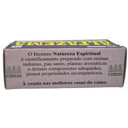 Spiritual Defumador Lavender Spiritual Nature - Made in Brazil - 20 tablets - Tranquility and Attracts Positive Energies