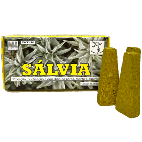 Spiritual Nature Sage Defumator - Fabricat in Brazilia - 20 tablete - Protectie, Purificare si Echilibru
