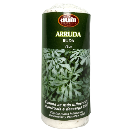 Ruda AUM Duftkerze 12 x 4,8 cm – beseitigt schlechte spirituelle Einflüsse und völlige Entladung