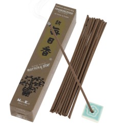 Incienso Japonés Morning Star Frankincense Olibano Iglesia Nippon Kodo ( 20g) 50 barritas + incensario