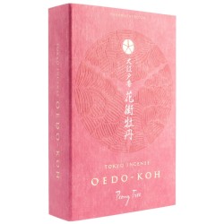 Encens japonais Oedo-Koh Peony Nippon Kodo - Encens dans un coffret en bois avec encensoir - 60 bâtonnets