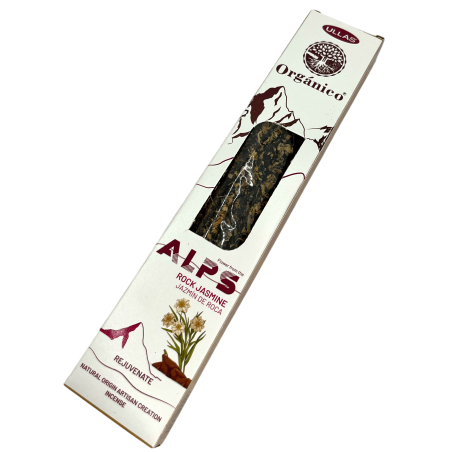 Ullas Alps Rock Jasmijn Wierook - Handgemaakt - Gemaakt in India - 100% Natuurlijk - ULLAS Alpen Biologische Wierook