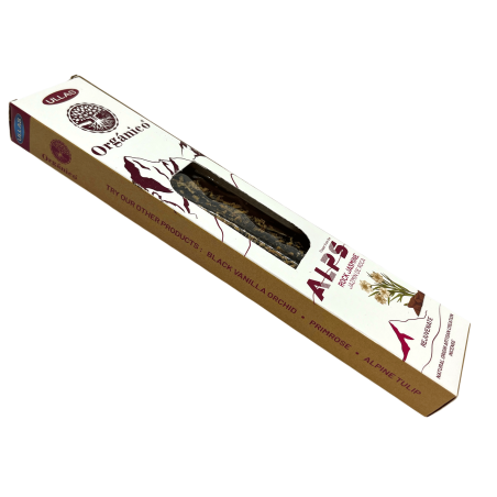 Incenso de Jasmim Ullas Alps Rock - Feito à Mão - Feito na Índia - 100% Natural - Incenso Orgânico ULLAS Alpes