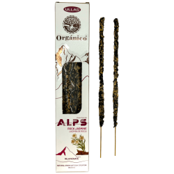 Incenso de Jasmim Ullas Alps Rock - Feito à Mão - Feito na Índia - 100% Natural - Incenso Orgânico ULLAS Alpes